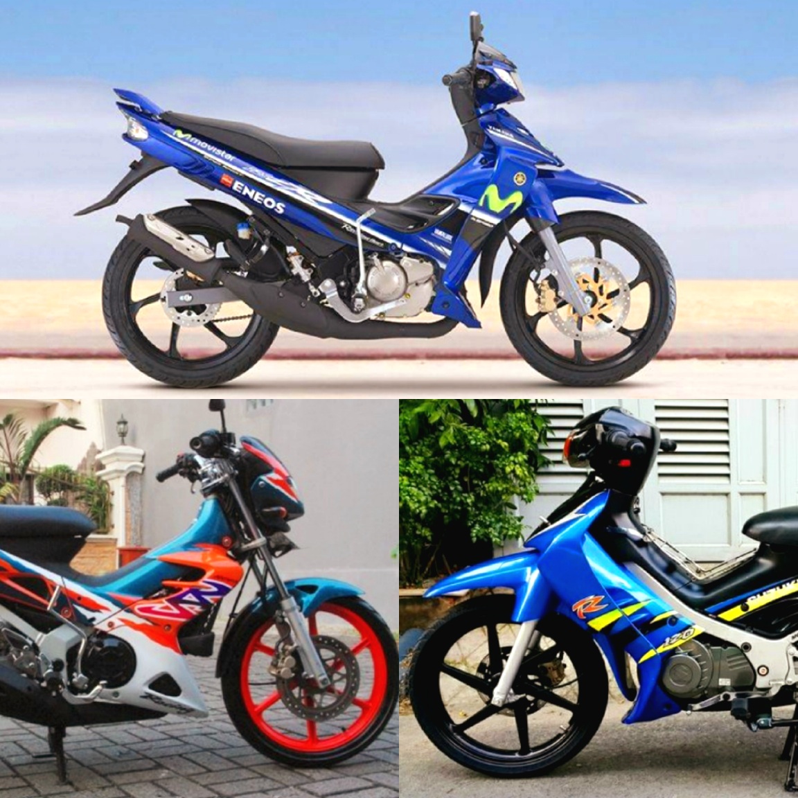 Adu Trio Primadona Legendaris ‘Bebek Goreng’ Indonesia: Satria 120R vs Yamaha125Z vs Nova Dash